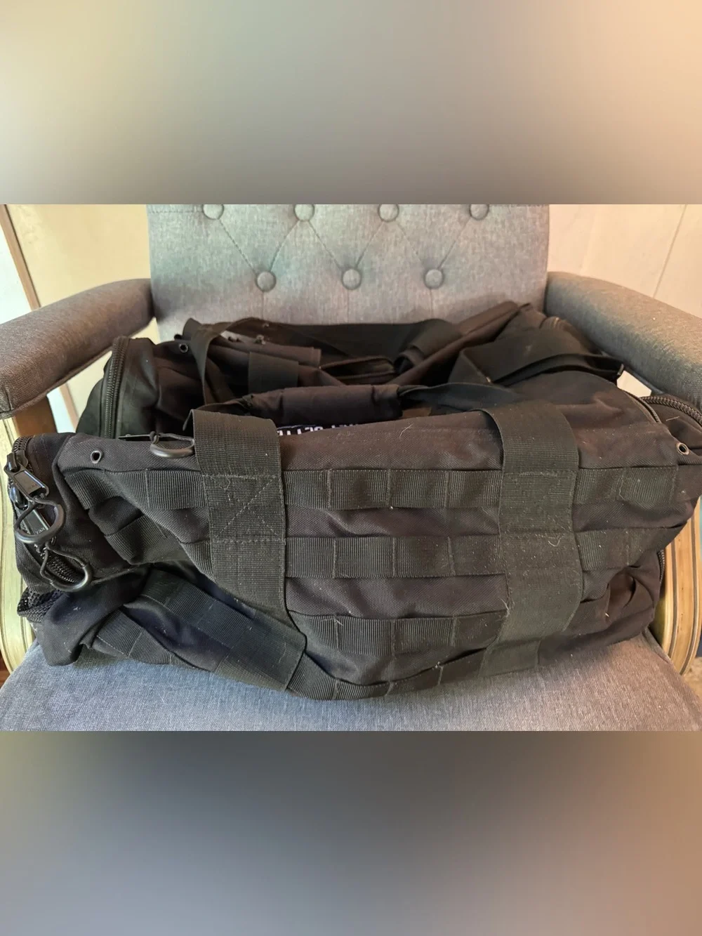 Bear Complex Commuter Black Gym/Tactical Duffel Bag (prev model)